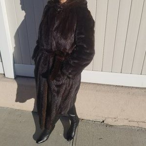 Gorgeous ankle-length mink coat